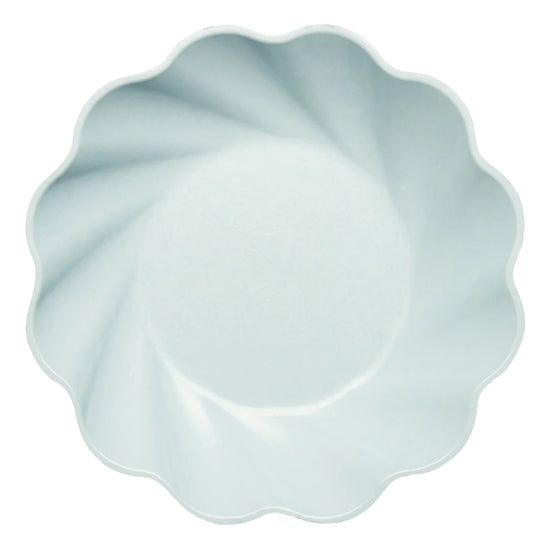 Simply Eco Compostable Salad Plates in Sky Blue Set/8