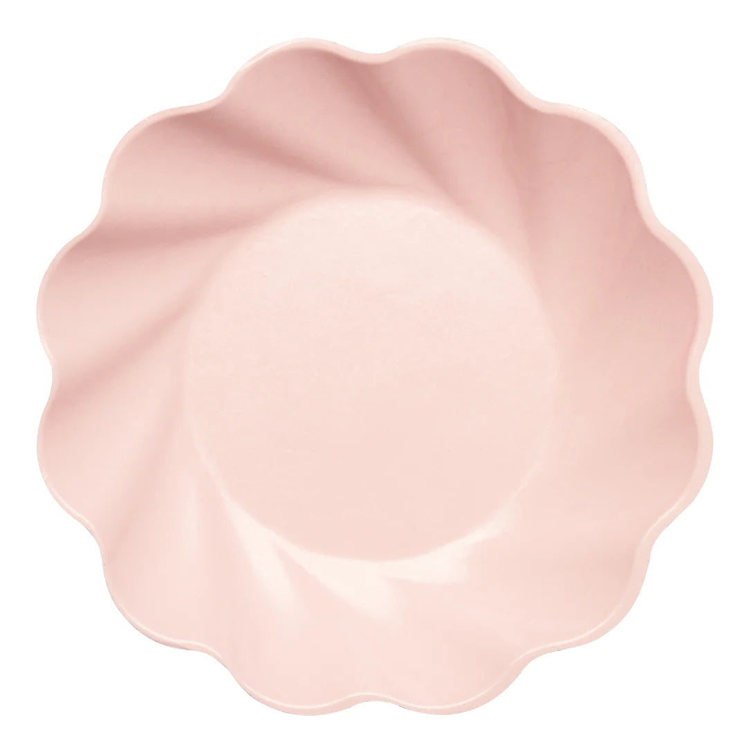 Simply Eco Compostable Salad Plates in Blush Set/8