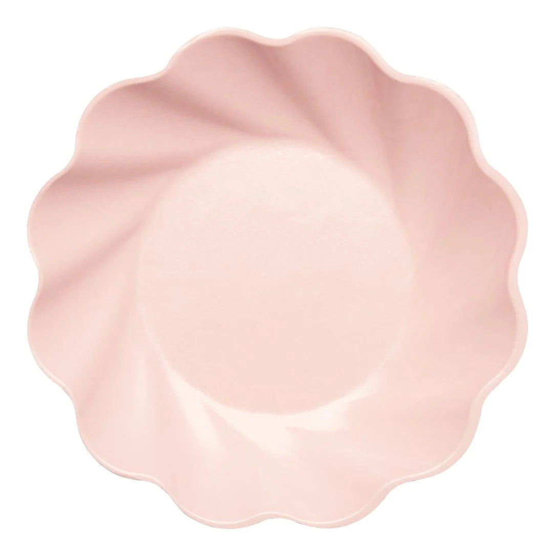 Simply Eco Compostable Dinner Plates in Blush Set/8