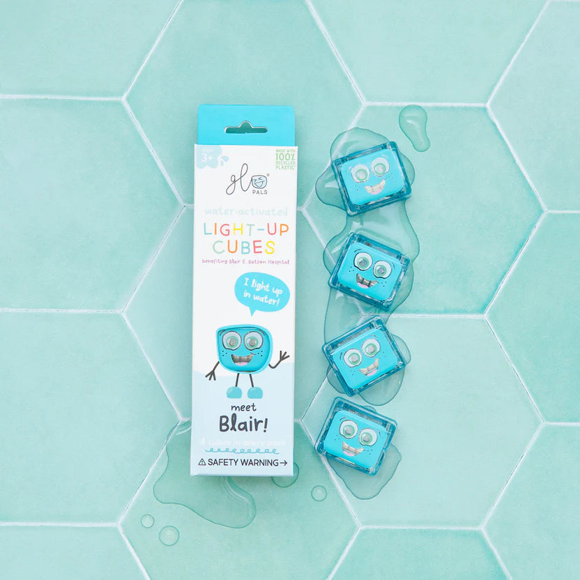 Blair Teal Light Up Cubes