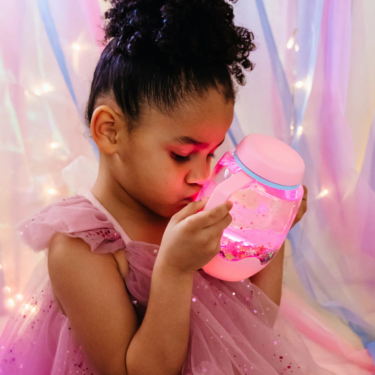 Bubblegum Sensory Play Jar