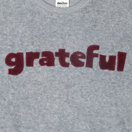 Unisex Adult Grateful Fleece Crew Sweatshirt