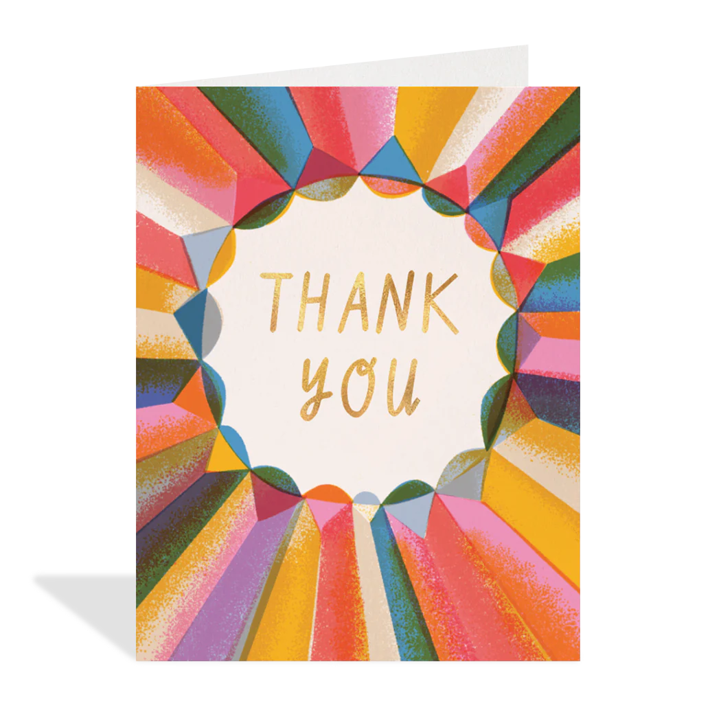 Thank You Rays Greeting Card