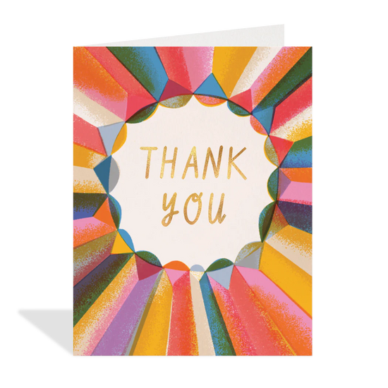 Thank You Rays Greeting Card