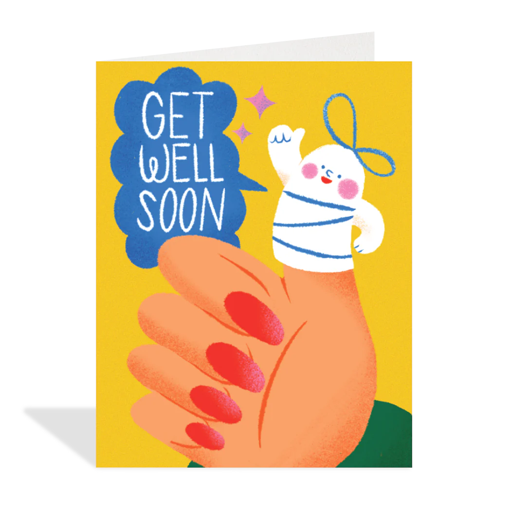 Get Well Thumb Greeting Card