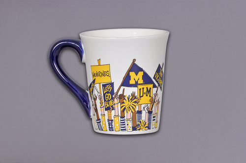 Michigan Fans Cheering Mug