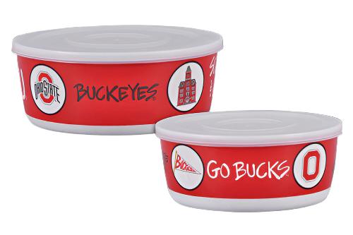 Set/2 OSU Melamine Storage Containers