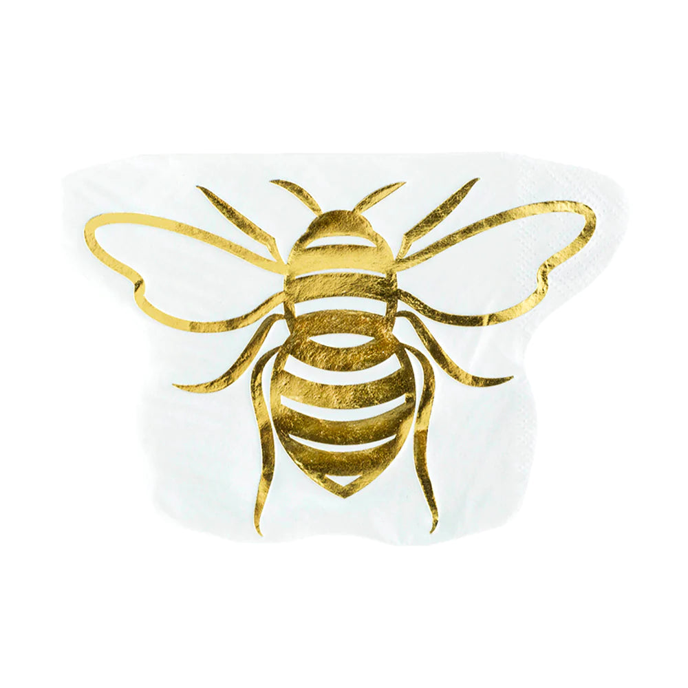 Bee Cocktail Napkins Pack of 20