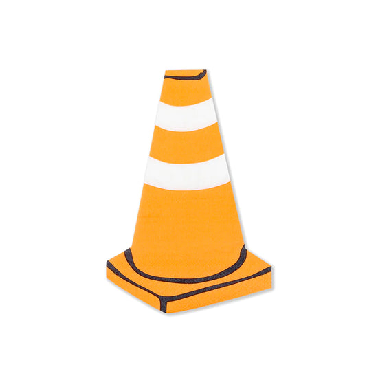 Construction Traffic Cone Napkins pack of 16