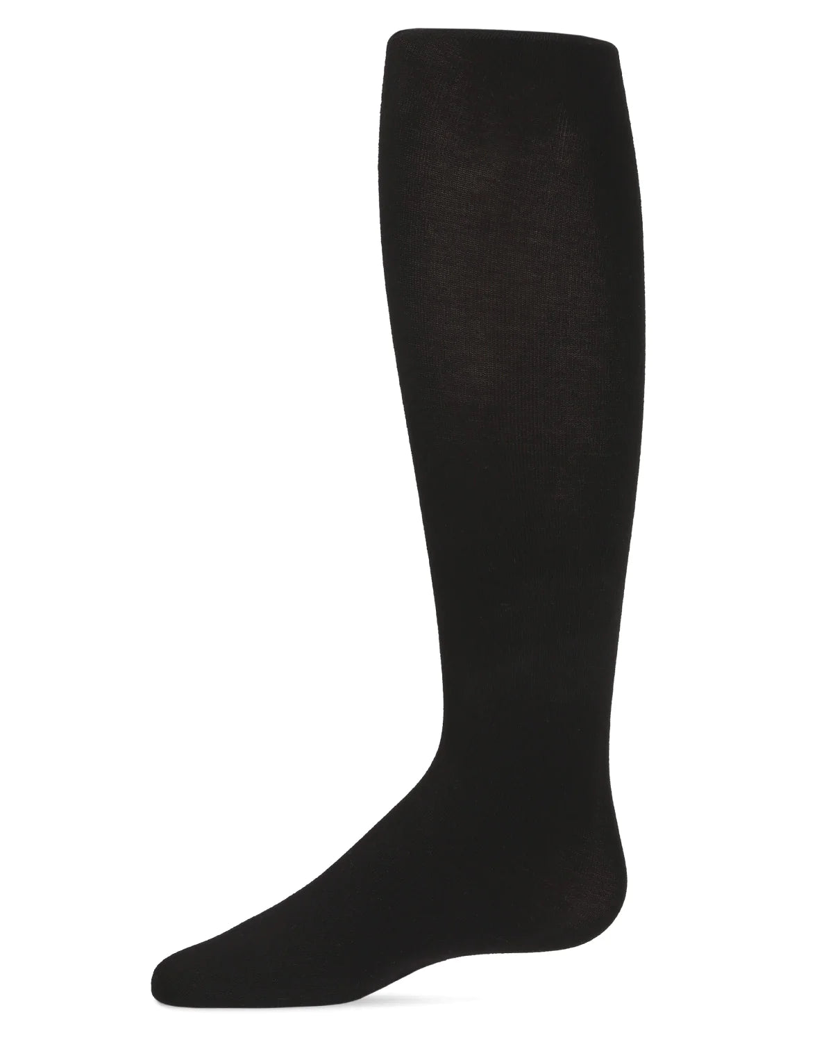 Black Supreme Cotton Non-Pilling Opaque Tights