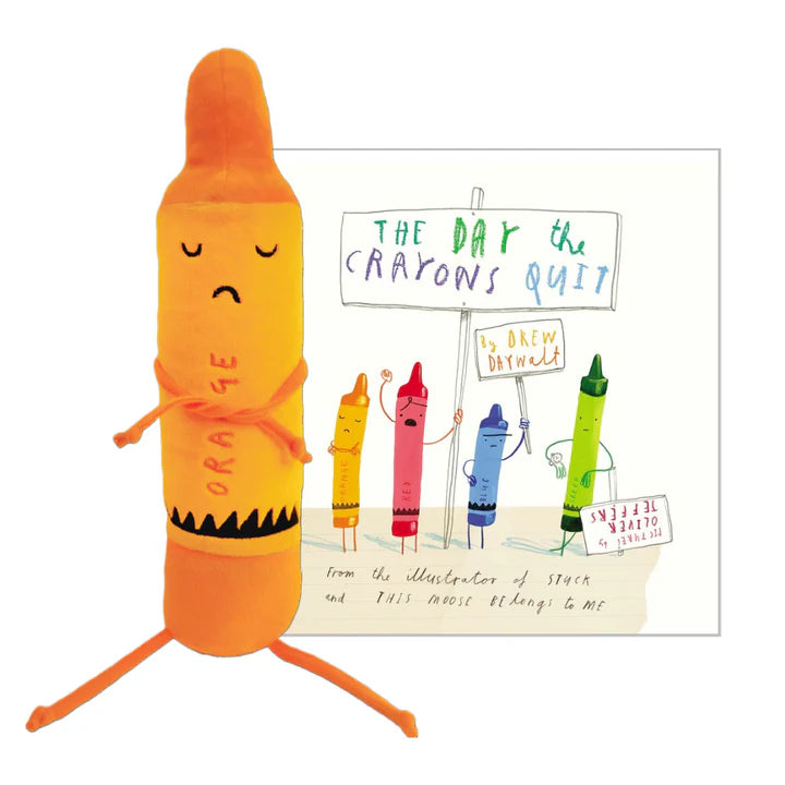 Orange Day The Crayons Quit Plush Stuffed Toy