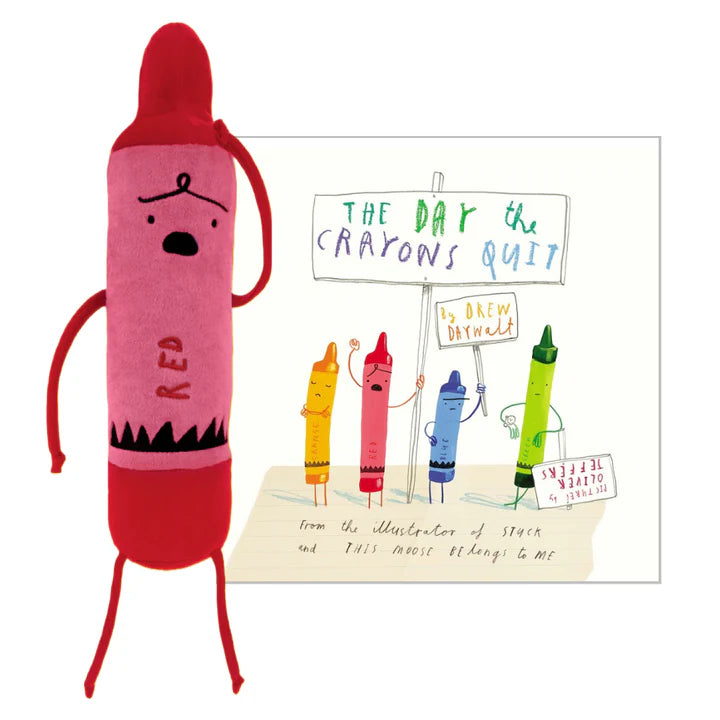 Red Day The Crayons Quit Plush Stuffed Toy