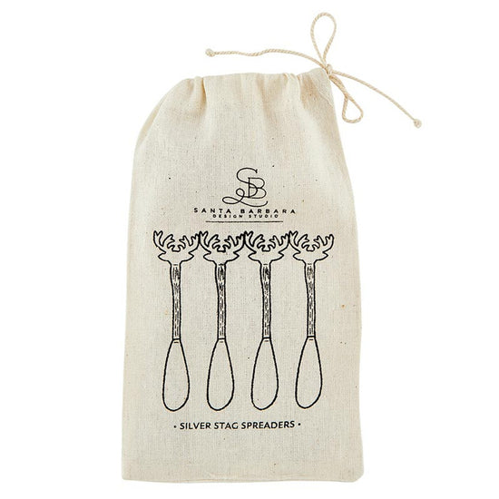 Set/4 Silver Stag Spreaders