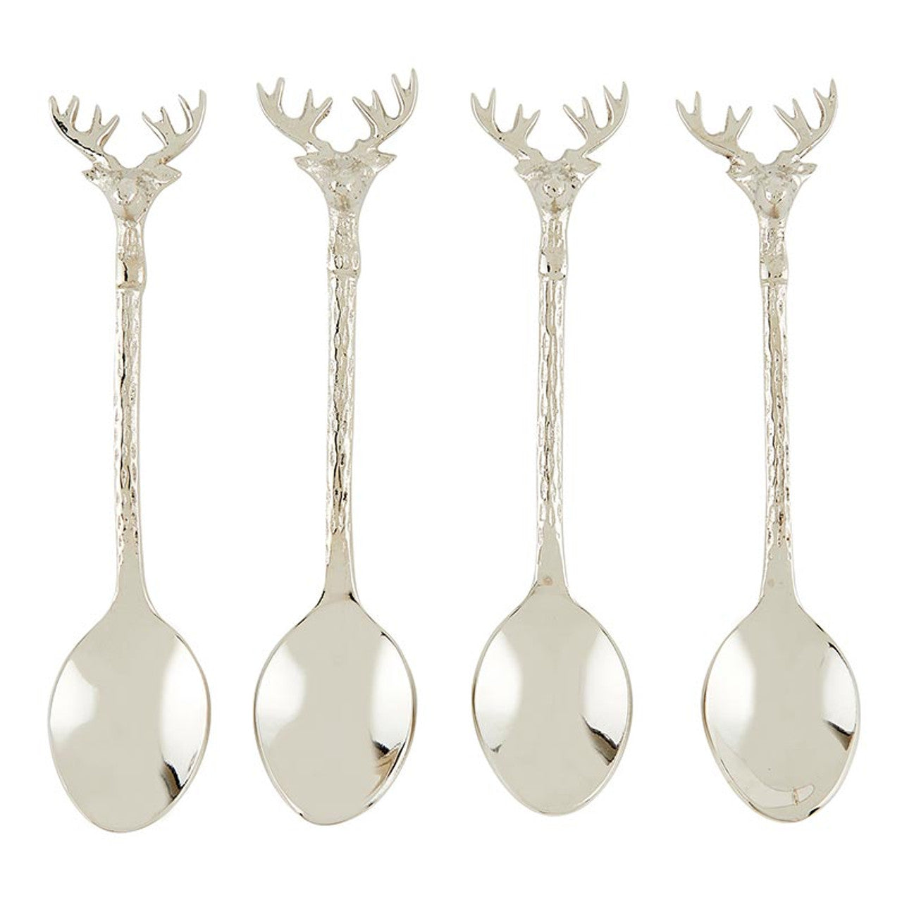 Set/4 Silver Stag Spoons