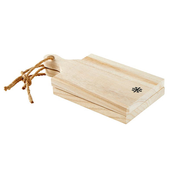 St/2 Paulownia Wood Boards - Mini - Let It Snow