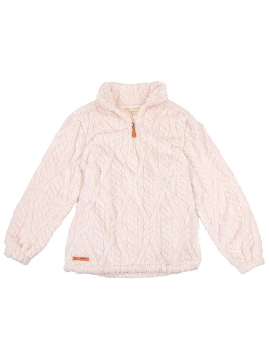 Youth Plush Ivory Pullover