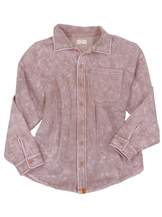 Tan Acid Wash Soft Shirt