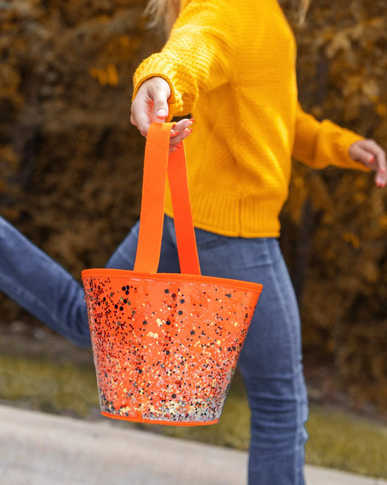 Confetti Filled Trick or Treat Bucket