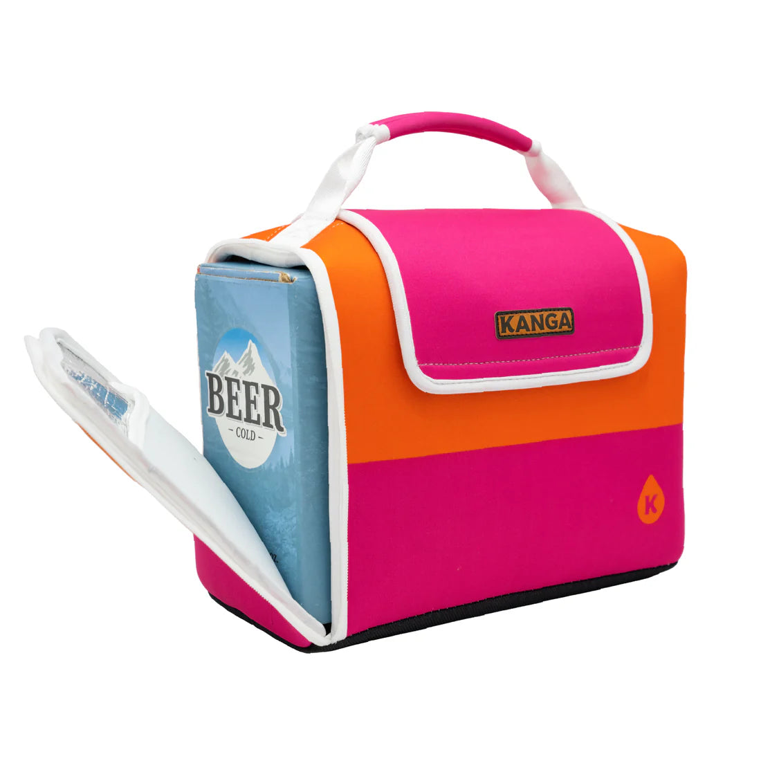Sunset Orange/Hot Pink 12-Pack Kase Mate Cooler