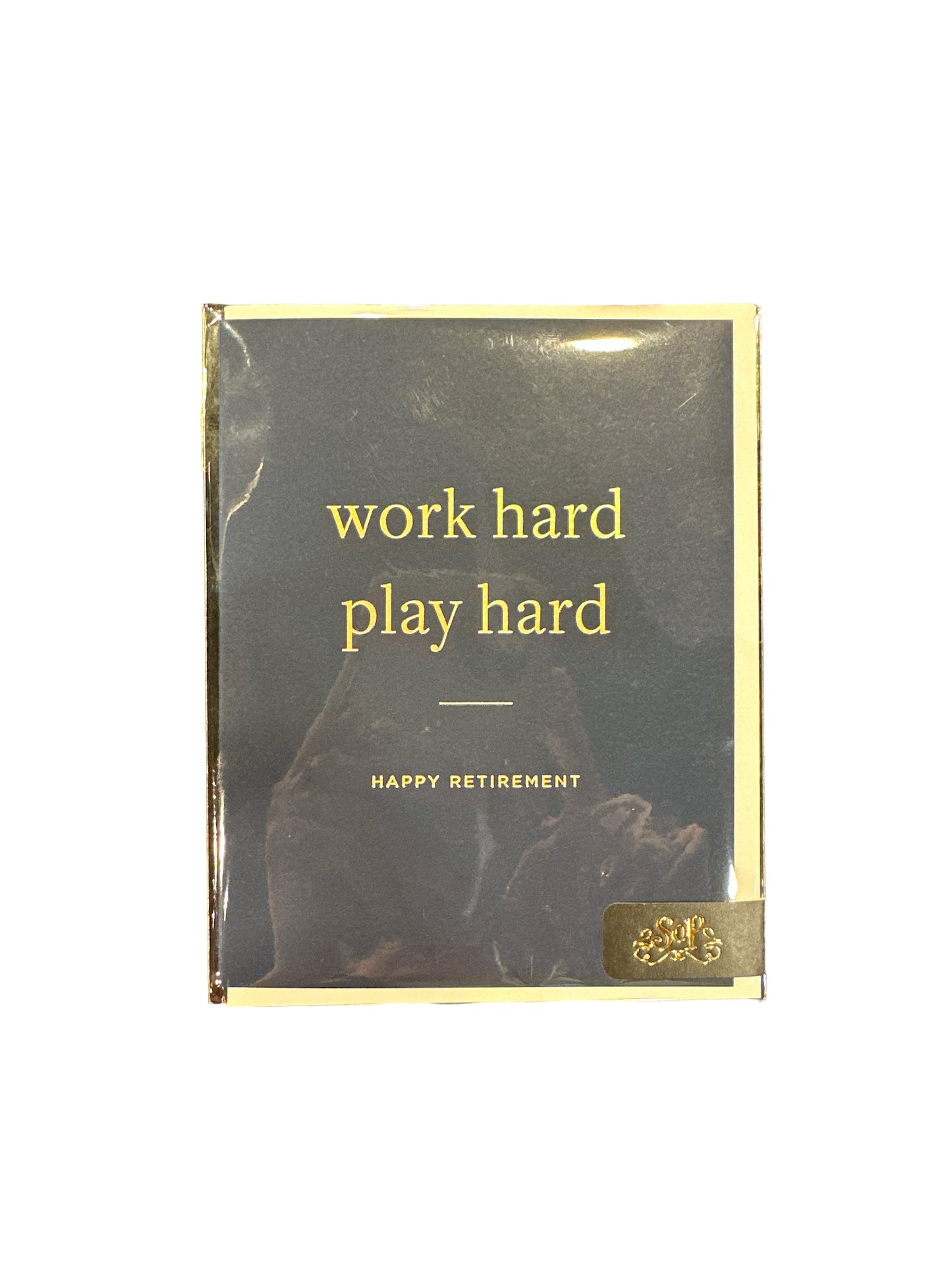 Work Hard, Play Hard - Happy Retirement Card