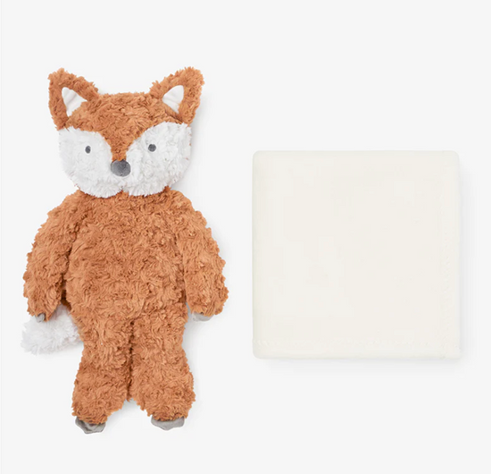 Fox Bedtime Huggie Plush Stuffed Animal & Blanket