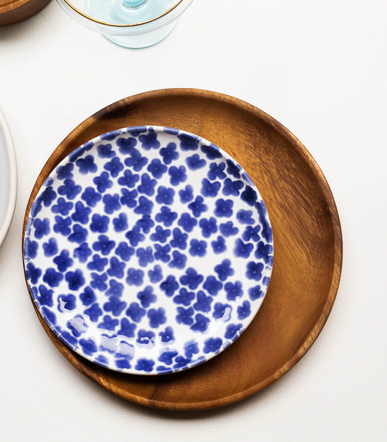 Condiment Bowls in Santorini Pattern