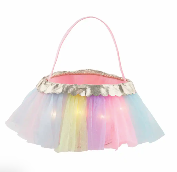 Light Up Rainbow Tutu Halloween Bag