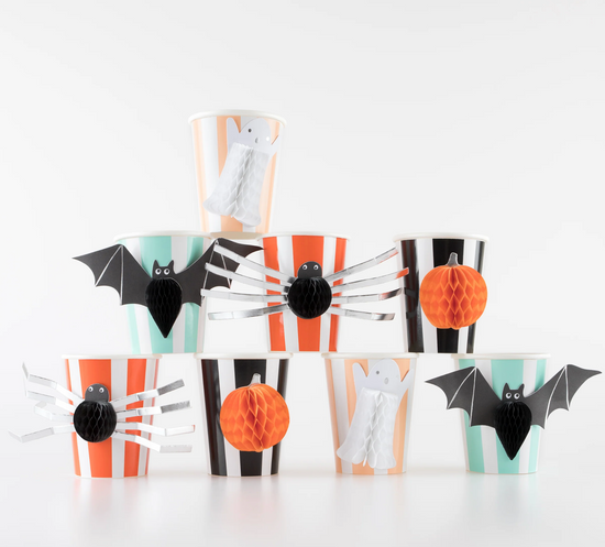 Halloween Creature Honeycomb Cups (Pack/8)