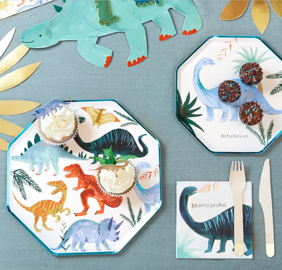 Dinosaur Friends Dinner Plates (Set/8)