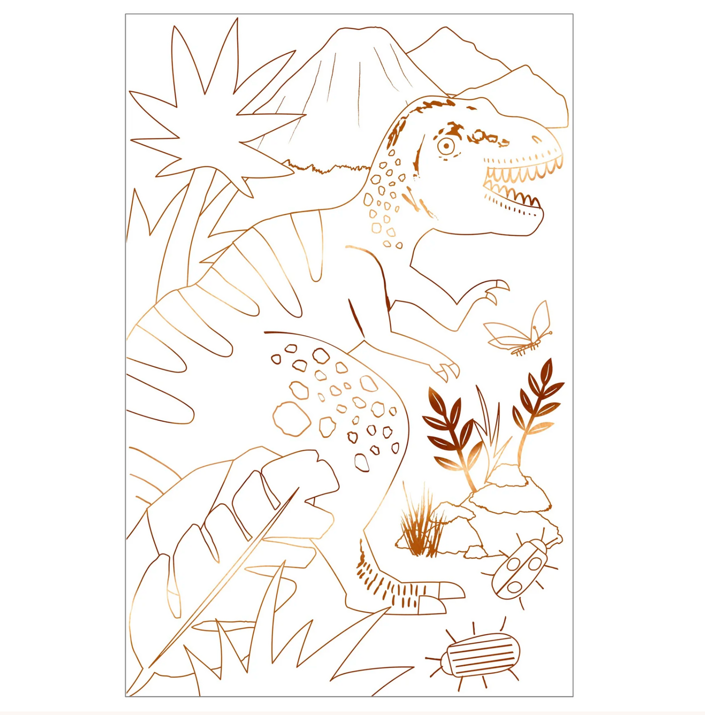 Dinosaur Friends Coloring Posters (Set/2)