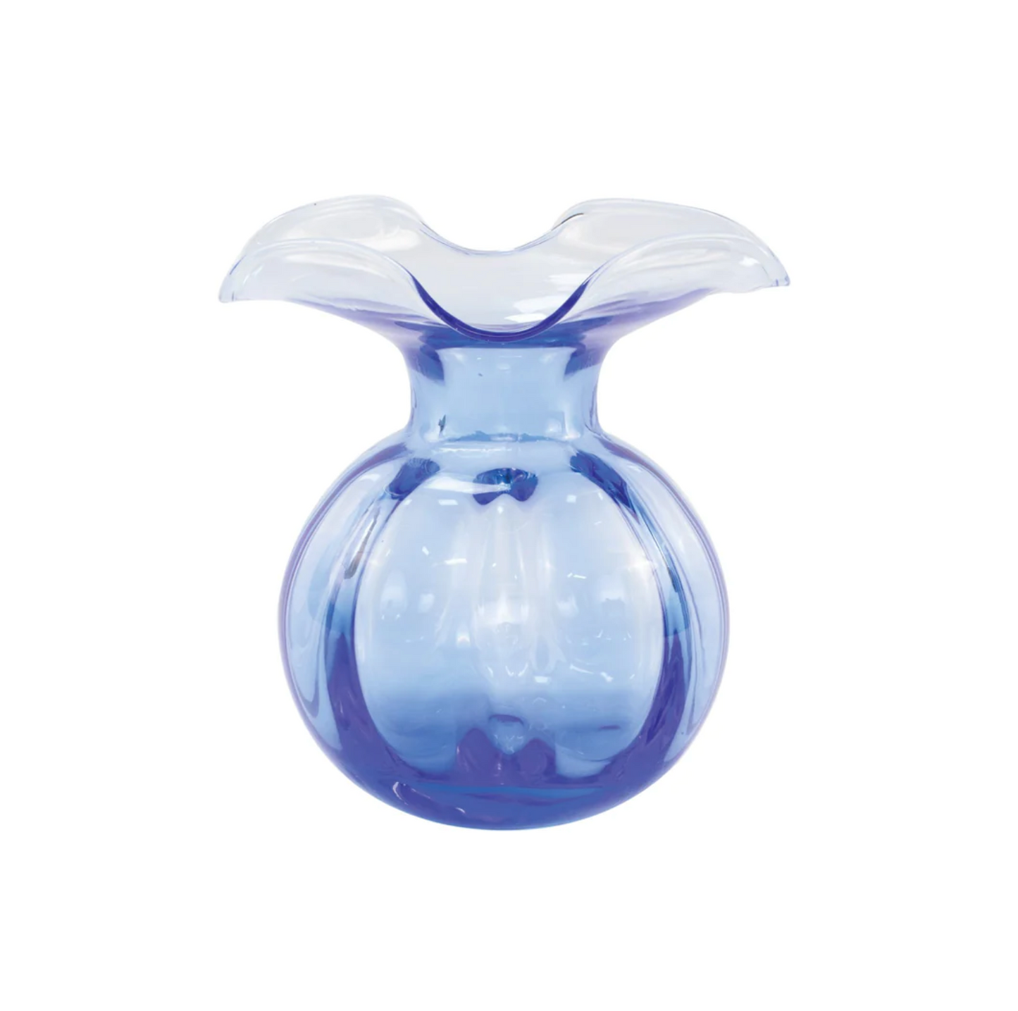 Hibiscus Glass Small Cobalt Bud Vase