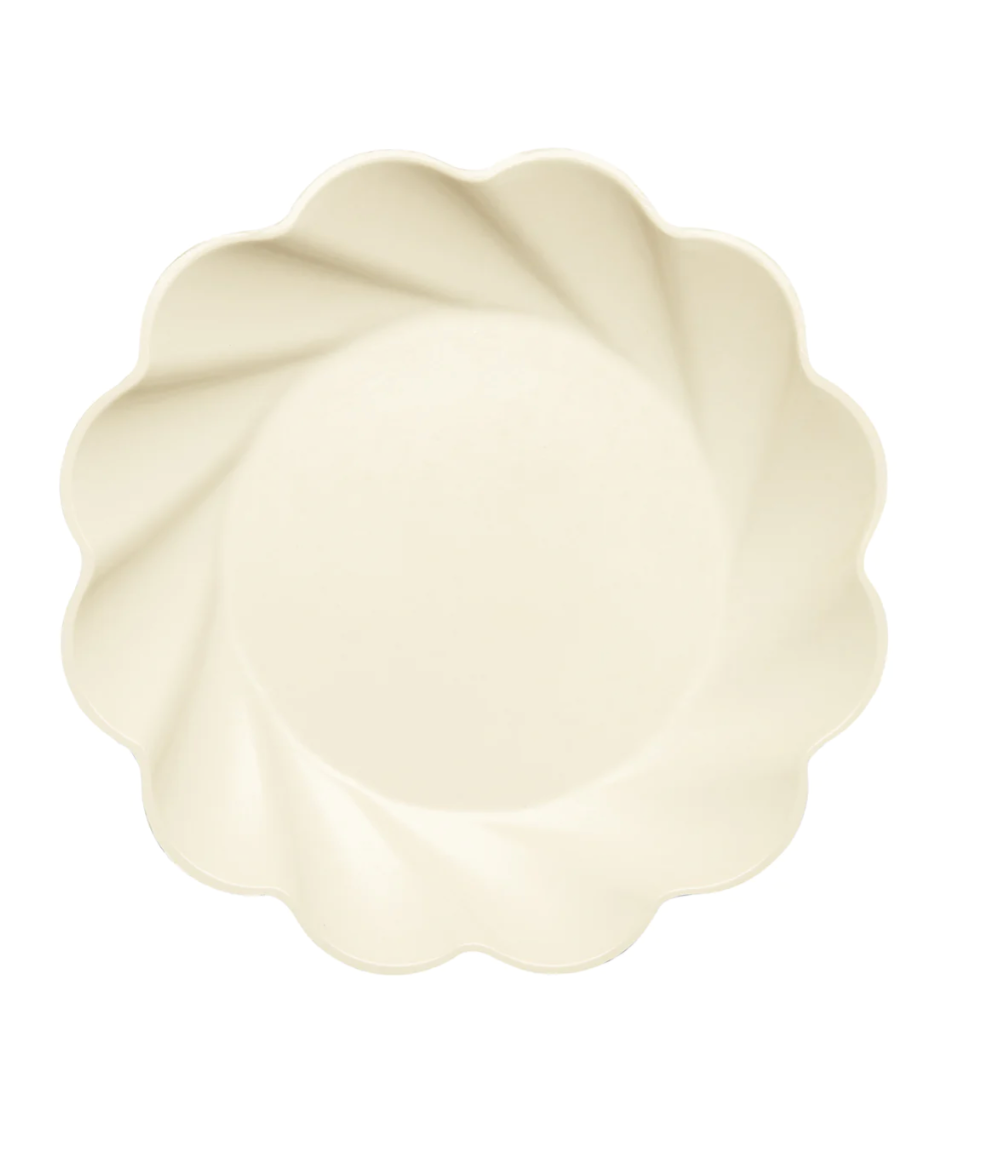 Simply Eco Compostable Dinner Plates in Ivory Set/8