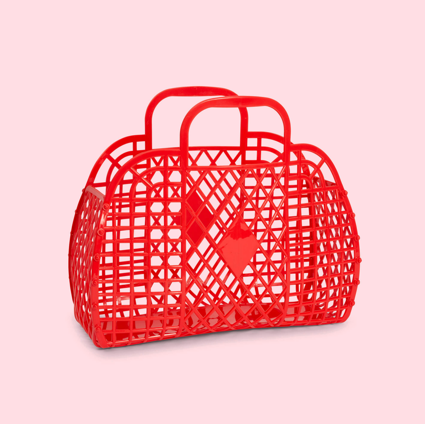 Red Small Retro Basket