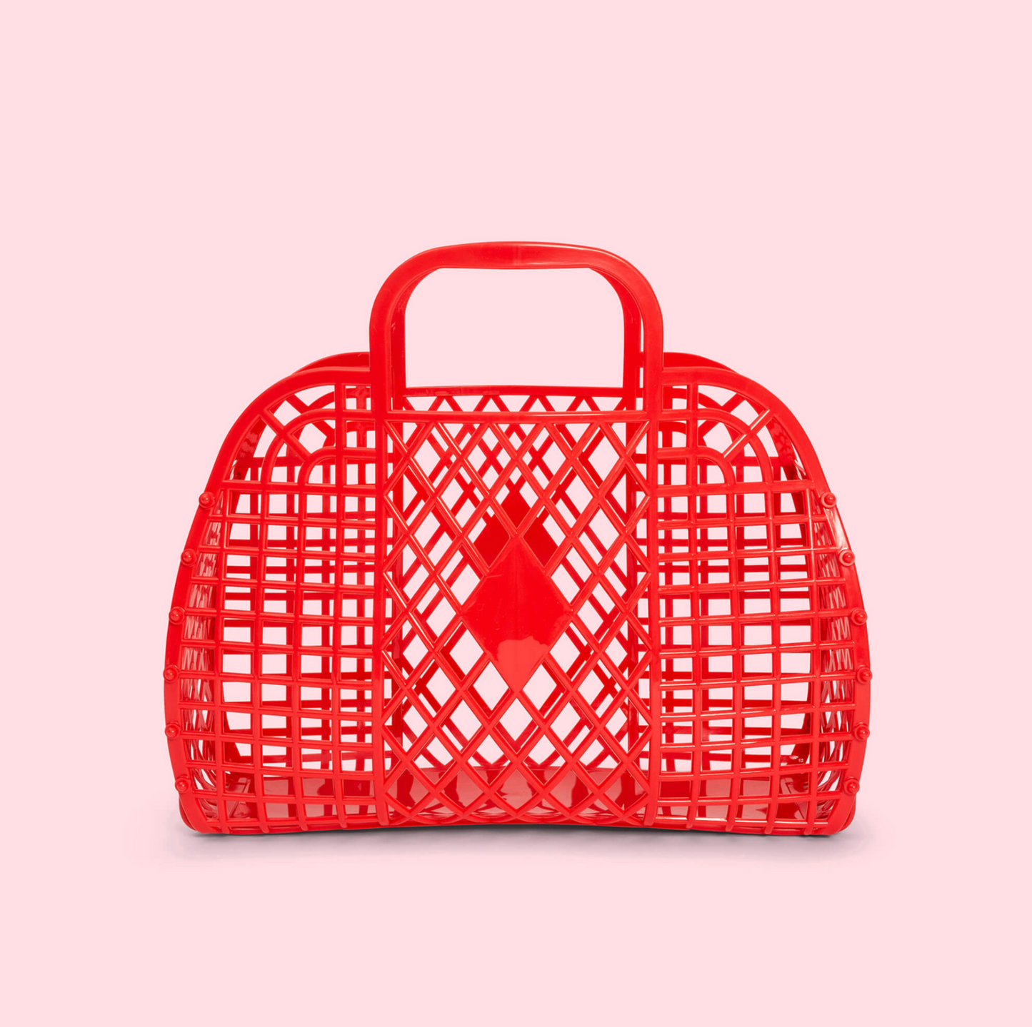 Red Small Retro Basket