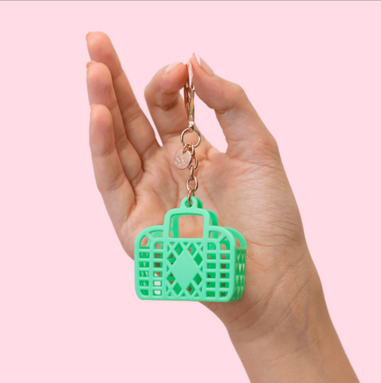 Retro Green Itty Bitty Bag Charm