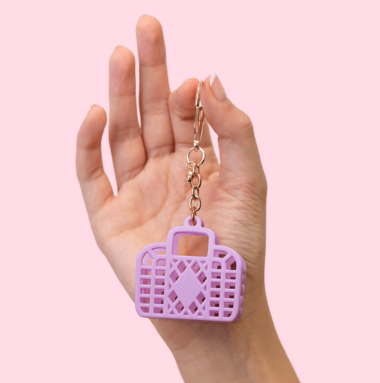 Retro Lilac Itty Bitty Bag Charm