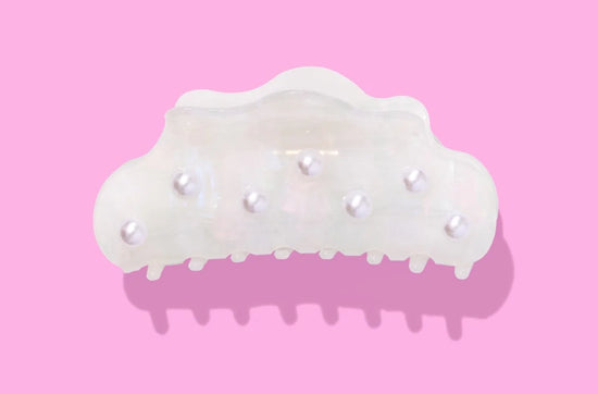 Iridescent Pearl Claw Clip