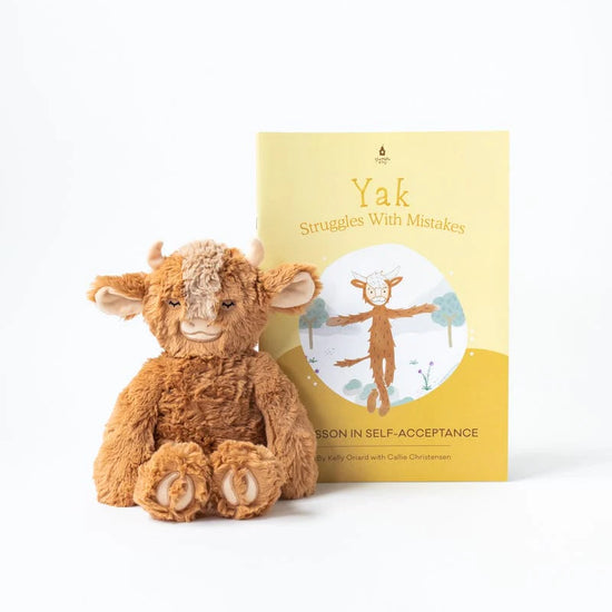 Yak Kin + Lesson Book - Yak Struggles With Mistakes: A Lesson In Self Acceptance