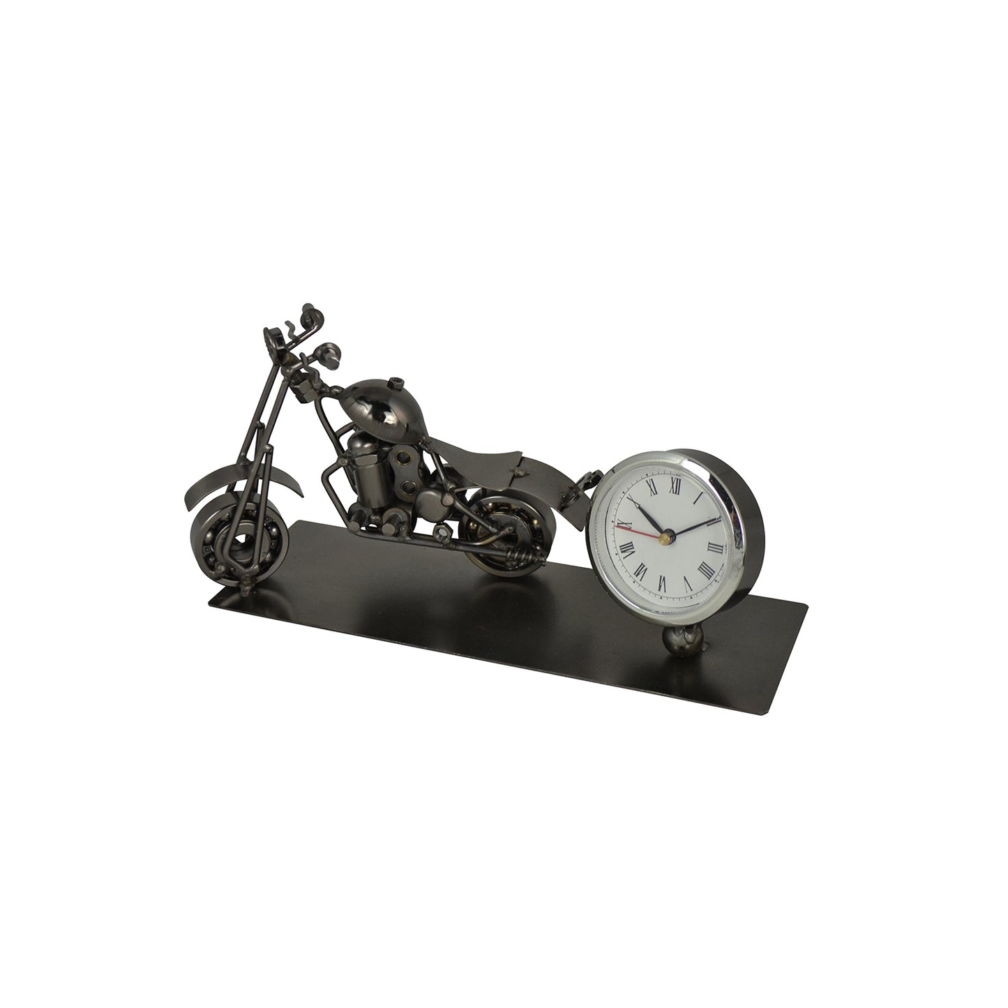 Motorcycle Clock Decor