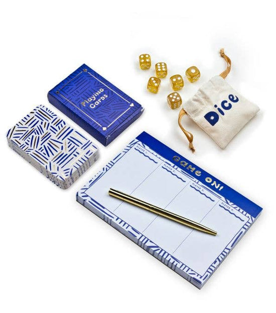 Card Deck, Dice & Score Pad Set