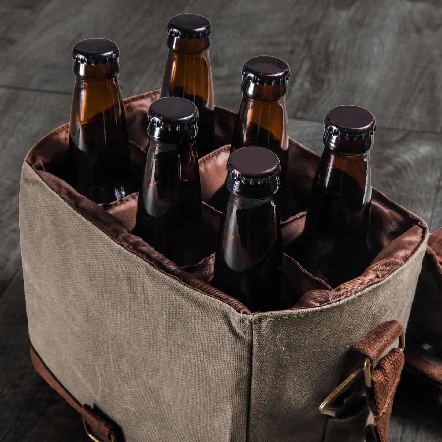 Beer Caddy Cooler Tote with Bottle Opener