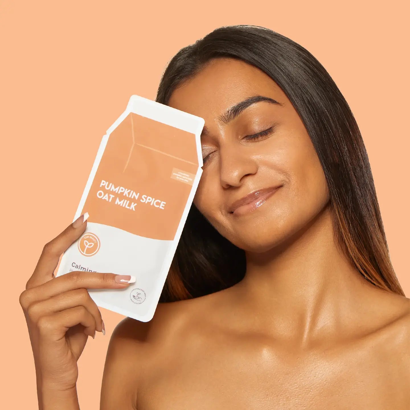 Pumpkin Spice Oat Milk Plant-Based Milk Mask