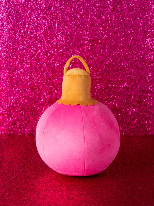 Pink Small Bauble Ornament Pillow