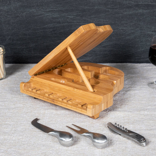 Piano Cheese Cutting Board & Utensils Set