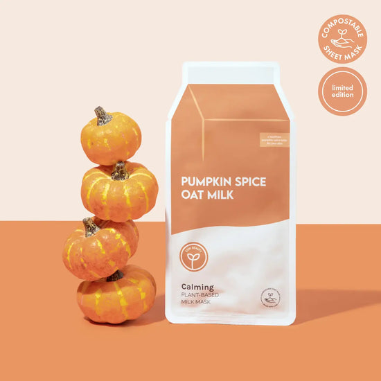 Pumpkin Spice Oat Milk Plant-Based Milk Mask