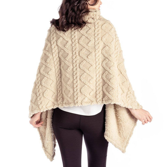 Tan- The Coziest Blanket Wrap by Hello Mello