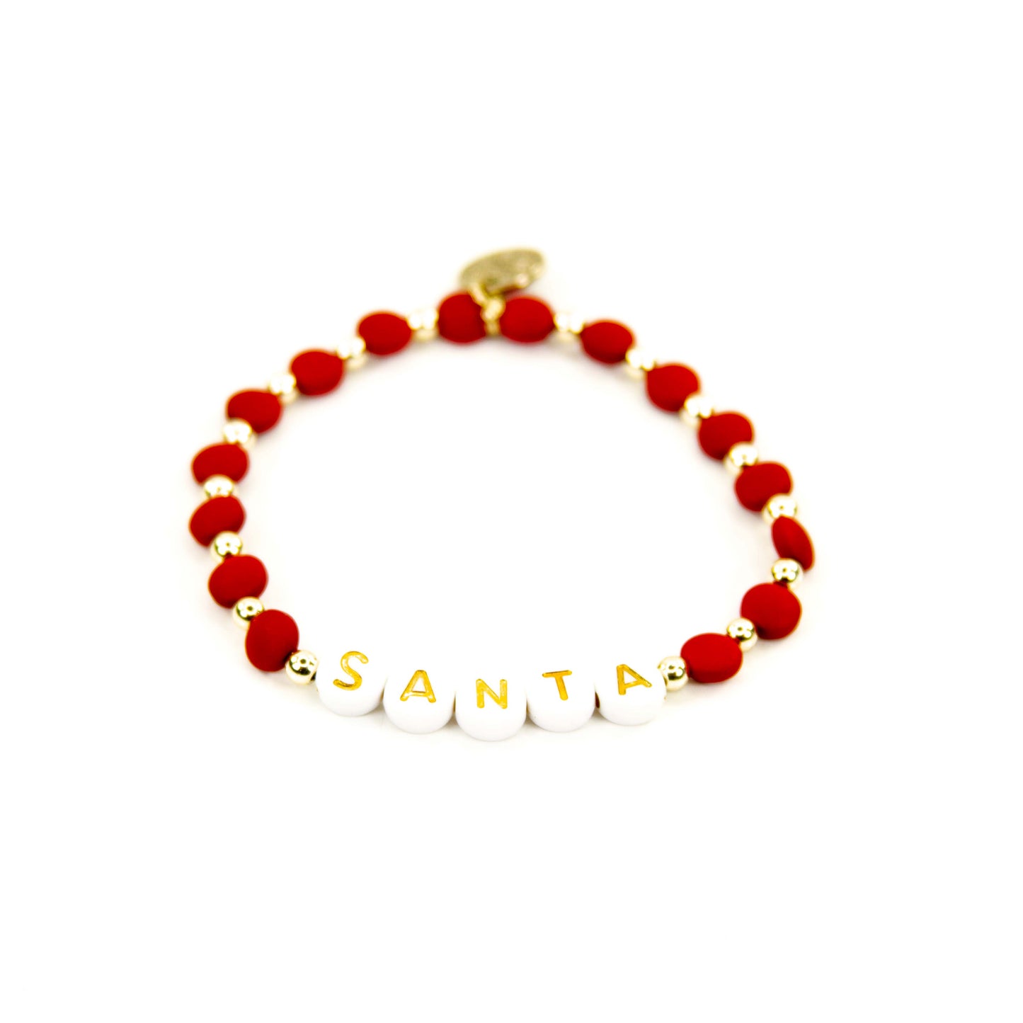 Christmas 18K Gold Filled Bracelets: Peppermint Candies