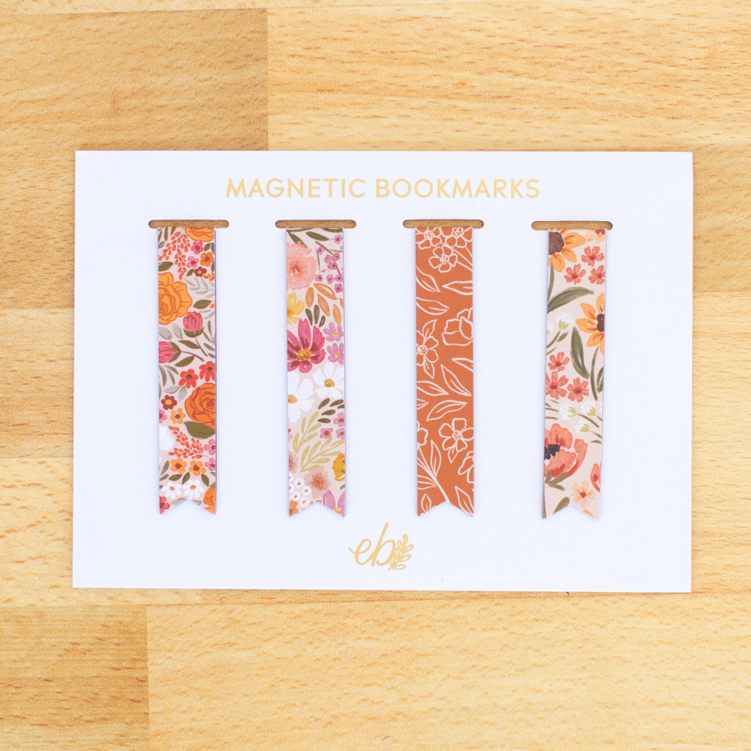 Magnetic Bookmarks: Cool Tones