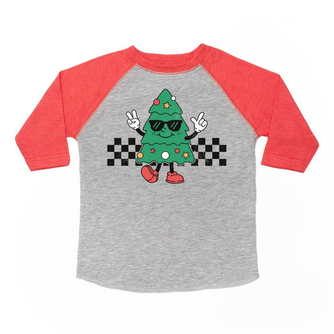 Christmas Tree Dude 3/4 Sleeve Shirt