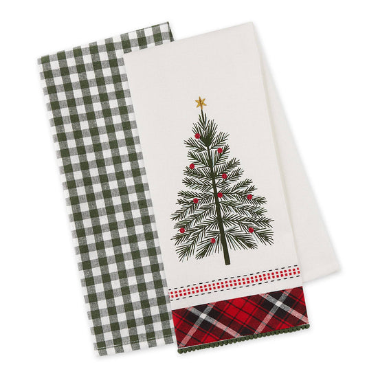 Set/2 O Tannenbaum Dishtowel